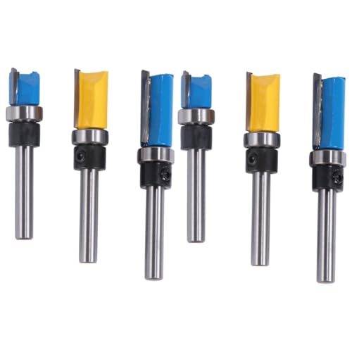 MAGICLULU 2 Sätze Trimmmesserset Holzbearbeitung Lager Schwer Cutter Mahlen Schneiden Geriffelt Kanten Router-bit Zimmerei Fräser Bündig Trimmen Oberflächenfräser Hartmetall 3 Stück * 2 MAGICLULU 2 Sätze Trimmmesserset Holzbearbeitung Lager Schwer Cutter Mahlen Schneiden Geriffelt Kanten Router-bit Zimmerei Fräser Bündig Trimmen Oberflächenfräser Hartmetall 3 Stück * 2 von MAGICLULU