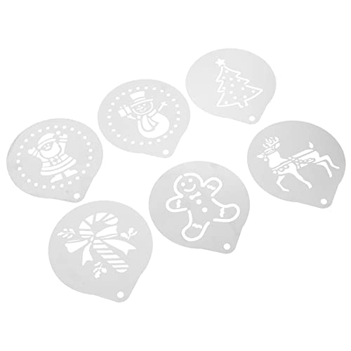 MAGICLULU 2 Sätze Ziehstein Aus Edelstahl Cafe Kaffeeschablone Coffee Lover Coffee Accessories Edelstahlformen Kaffeeliebhaber Werkzeug Kaffee-schablone Rostfreier Stahl Silver 6 Stücke * 2 MAGICLULU 2 Sätze Ziehstein Aus Edelstahl Cafe Kaffeeschablone Coffee Lover Coffee Accessories Edelstahlformen Kaffeeliebhaber Werkzeug Kaffee-schablone Rostfreier Stahl Silver 6 Stücke * 2 von MAGICLULU