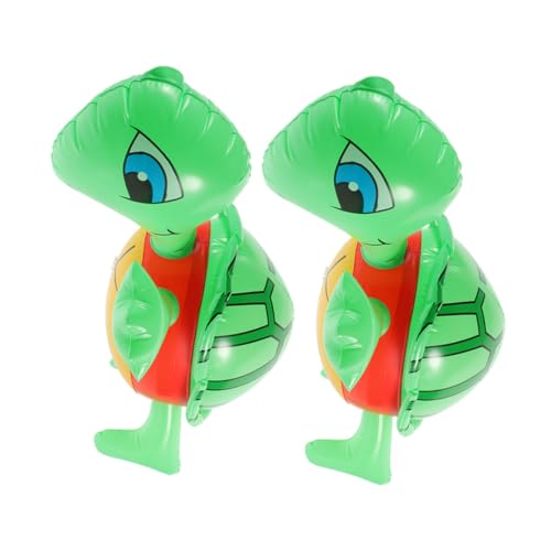 MAGICLULU 2 Stück Aufblasbare PVC Schildkrötenballons Lebensechte Schwimmtier Deko Buntes Partyzubehör Leicht zu Befüllen Langlebig und Luftdicht für Garten und Poolspaß MAGICLULU 2 Stück Aufblasbare PVC Schildkrötenballons Lebensechte Schwimmtier Deko Buntes Partyzubehör Leicht zu Befüllen Langlebig und Luftdicht für Garten und Poolspaß von MAGICLULU