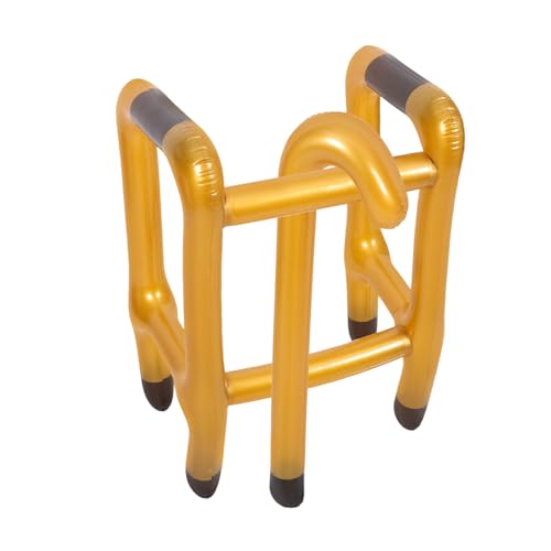 MAGICLULU 2 Stück Aufblasbarer Gehstock Kreativer Inflatable Crutch Toy für Partys Bühnenauftritte und Cosplay Leicht und Tragbar für Strand und Schwimmbad von MAGICLULU