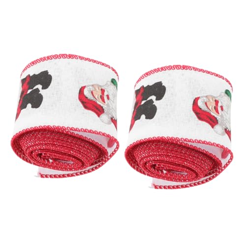 MAGICLULU 2 Stück Band umwickeln geschenkband weihnachtsdeko band Weihnachtsmann Band Bänder für Weihnachten Weihnachtsdekoration Auto Straußbänder Winterbänder Halloween-Ripsband Stoff MAGICLULU 2 Stück Band umwickeln geschenkband weihnachtsdeko band Weihnachtsmann Band Bänder für Weihnachten Weihnachtsdekoration Auto Straußbänder Winterbänder Halloween-Ripsband Stoff von MAGICLULU