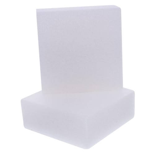 MAGICLULU 2 Stück Blumenschwamm für Blumenarrangements Diy Floristen Schaumstoffplatten Weiß für Bastelprojekte und Verpackungsunterlagen von MAGICLULU