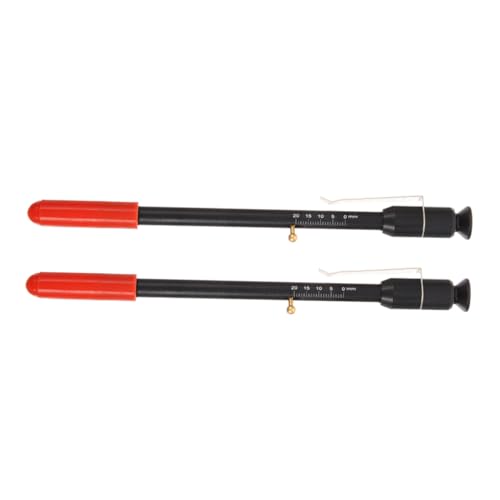 MAGICLULU 2 Stück Bremsbelagprüfstift Werkzeug Bremsprüfstand Messen Bremsbelaglehre Bremsbelagverschleißanzeige Bremsmesser Bremsprüfgerät Reifenprofiltiefenanzeige Gummi Schwarz MAGICLULU 2 Stück Bremsbelagprüfstift Werkzeug Bremsprüfstand Messen Bremsbelaglehre Bremsbelagverschleißanzeige Bremsmesser Bremsprüfgerät Reifenprofiltiefenanzeige Gummi Schwarz von MAGICLULU