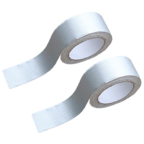 MAGICLULU 2 Stück Dichtungsband Für Rohrleitungen Isolierung Beidseitig Wasserfestes Dichtmittel Klares Wasserdichtes Klebeband Streifen Wasserdichtes Band Fix Dach Aluminiumfolie Silver MAGICLULU 2 Stück Dichtungsband Für Rohrleitungen Isolierung Beidseitig Wasserfestes Dichtmittel Klares Wasserdichtes Klebeband Streifen Wasserdichtes Band Fix Dach Aluminiumfolie Silver von MAGICLULU