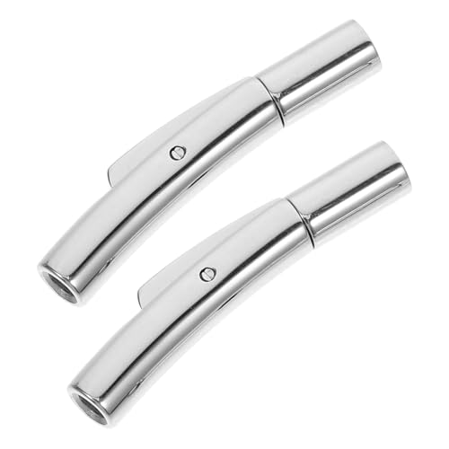 MAGICLULU 2 Stück Drahtseilschnalle Halsketten Armbänder Schnappverschlüsse Für Schmuckherstellung Armbandverschlüsse Schmuckverschlüsse Klemme Schmuckverschluss Schmuckverbinder von MAGICLULU