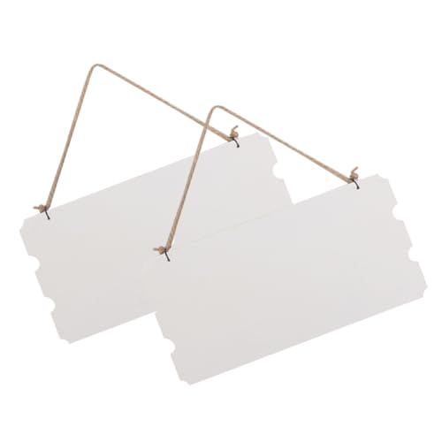 MAGICLULU 2 Stück Holz Unbehandelte Plaketten Diy Hängeschilder Blanko für Dekoration im Geschäft oder Zuhause für Beschriftungen und Kreative Gestaltung MAGICLULU 2 Stück Holz Unbehandelte Plaketten Diy Hängeschilder Blanko für Dekoration im Geschäft oder Zuhause für Beschriftungen und Kreative Gestaltung von MAGICLULU