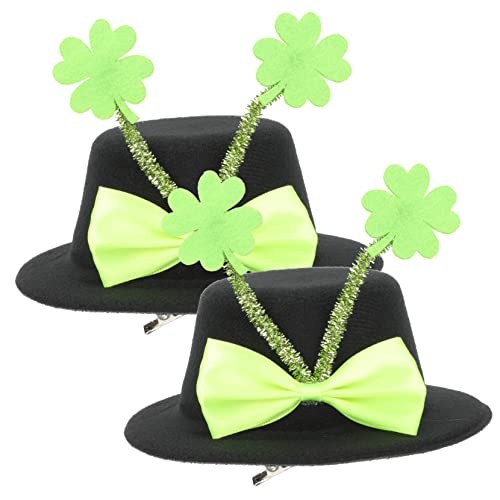 MAGICLULU 2 Stück Kreative Haarspangen mit Partyhut Design Farbenfrohe Haarklammern für Mädchen Festliche Haaraccessoires für Patricks Day für Partys und Bühnenauftritte MAGICLULU 2 Stück Kreative Haarspangen mit Partyhut Design Farbenfrohe Haarklammern für Mädchen Festliche Haaraccessoires für Patricks Day für Partys und Bühnenauftritte von MAGICLULU