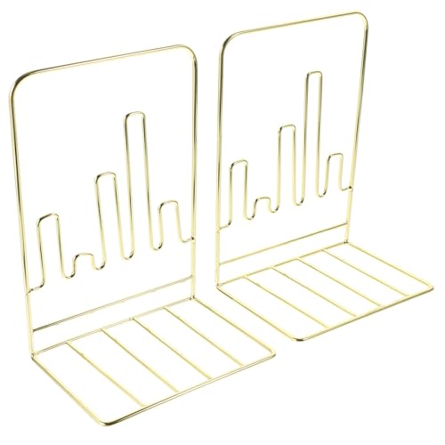 MAGICLULU 2 Stück Metall Buchstützen Geometrisch Robust Praktisch für Büro Wohnzimmer Küche Buchhalter Organizer für Schreibtisch und Bücherregal MAGICLULU 2 Stück Metall Buchstützen Geometrisch Robust Praktisch für Büro Wohnzimmer Küche Buchhalter Organizer für Schreibtisch und Bücherregal von MAGICLULU