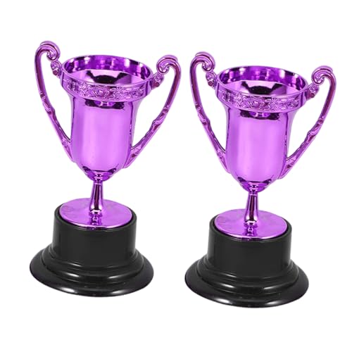 MAGICLULU 2 Stück Mini Trophäen für Kindergeburtstag Auszeichnungen für Wettbewerbe und Feiern Langlebiger Pokal für Kreative Dekoration und Schnelle Aufbauanleitung von MAGICLULU