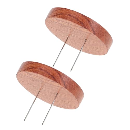 MAGICLULU 2 Stück Puppenbasishalterung Puppenausstellung Miniatur Puppenhaus Dolly Puppenständer für Puppenbasis anzeigen Puppenfigurenständer Puppenständer aus Filz Holz Light Brown von MAGICLULU