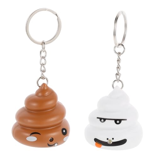 MAGICLULU 2 Stück Schlüsselanhänger schlüsselbund present ideas genschenkideen key chain Rucksackanhänger keychain Reize Schlüsselringe Poop-Anhänger Taschenanhänger Zinklegierung Weiß MAGICLULU 2 Stück Schlüsselanhänger schlüsselbund present ideas genschenkideen key chain Rucksackanhänger keychain Reize Schlüsselringe Poop-Anhänger Taschenanhänger Zinklegierung Weiß von MAGICLULU