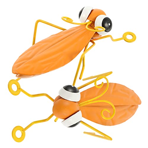 MAGICLULU 2 Stück Schmiedeeiserne Heuschreckenverzierung Augapfel Halloween -Dekoration Sprühen Eulen- Gruselige Halloween-Dekorationen Vogelscheuchen Für Draußen Spechte Yellow Eisen MAGICLULU 2 Stück Schmiedeeiserne Heuschreckenverzierung Augapfel Halloween -Dekoration Sprühen Eulen- Gruselige Halloween-Dekorationen Vogelscheuchen Für Draußen Spechte Yellow Eisen von MAGICLULU