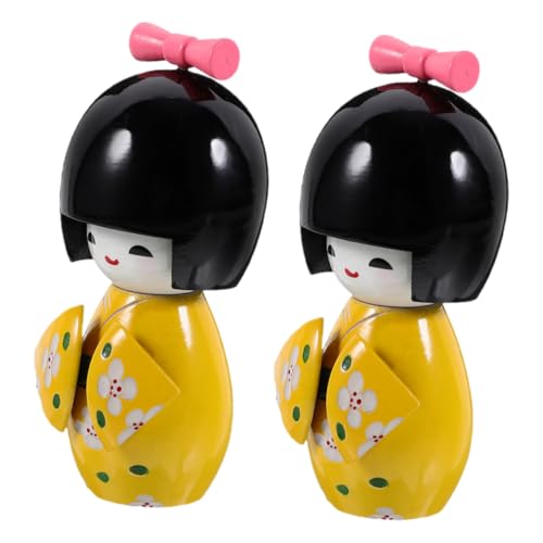 MAGICLULU 2 Stück Teiliges Japanisches Kimono Puppen Traditionelle Handbemalte Holzfigur Dekoratives Asiatisches Kunsthandwerk Lebendige Farben Geeignet für Wohnzimmer und MAGICLULU 2 Stück Teiliges Japanisches Kimono Puppen Traditionelle Handbemalte Holzfigur Dekoratives Asiatisches Kunsthandwerk Lebendige Farben Geeignet für Wohnzimmer und von MAGICLULU