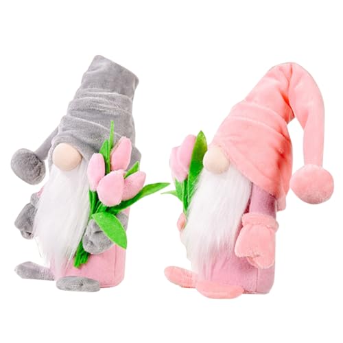 MAGICLULU 2 Stück gesichtslose Puppenverzierung Muttertagsdekoration Plüsch von MAGICLULU