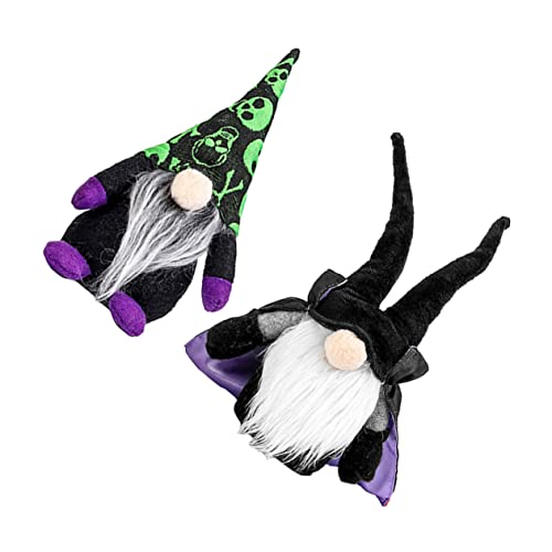 MAGICLULU 2 Stücke Kreative Halloween Kostümierte Puppen Schwarz Grün Puppe Verzierungen Home Decor Party Zubehör MAGICLULU 2 Stücke Kreative Halloween Kostümierte Puppen Schwarz Grün Puppe Verzierungen Home Decor Party Zubehör von MAGICLULU