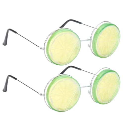 MAGICLULU 2 Stücke Zitrone Brille Punkte Party Brille Cosplay Brillen Einzigartige Für Veranstaltungen von MAGICLULU