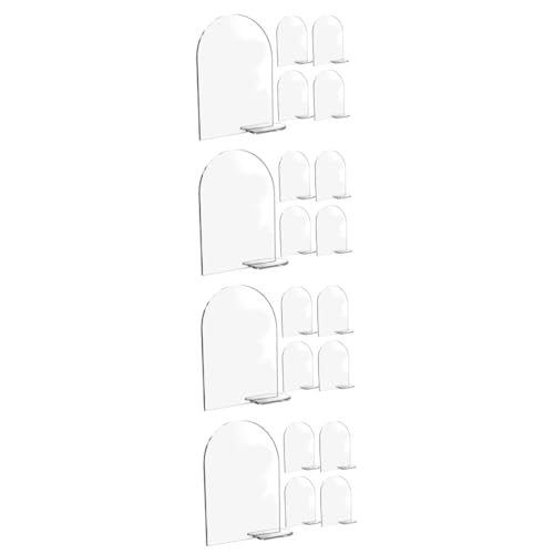 MAGICLULU 20 Sätze Klarer Tischkartenhalter für Hochzeiten Diy Sitzplatzkarten mit Stabiler Basis für Verschiedene Anlässe Hochzeitsfeiern Jubiläen und Veranstaltungen von MAGICLULU