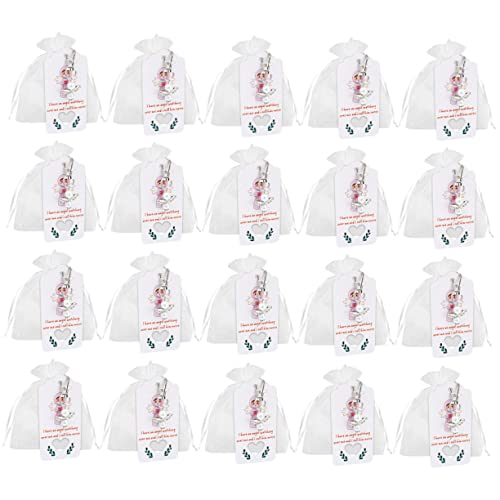 MAGICLULU 20 Sätze Schlüsselanhänger für Krankenschwestern und Ärzte Teiliges Geschenkset mit Anhängern Beuteln und Etiketten für Besondere Anlässe Hochzeiten und Geburtstagsfeiern von MAGICLULU