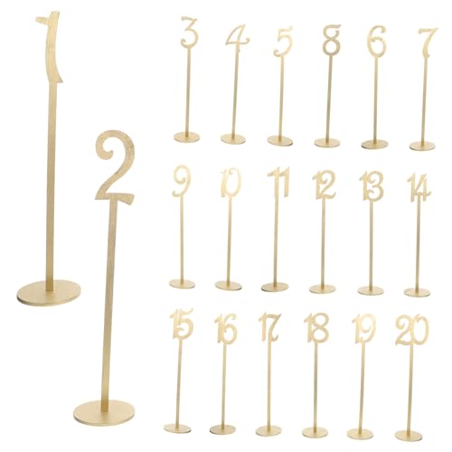 MAGICLULU 20 Stück Teiliges Holz Tischnummern mit Stabilem Halter Basis für Hochzeit Party Geburtstag Tischdekoration Rustikal für Restaurant Zuhause MAGICLULU 20 Stück Teiliges Holz Tischnummern mit Stabilem Halter Basis für Hochzeit Party Geburtstag Tischdekoration Rustikal für Restaurant Zuhause von MAGICLULU