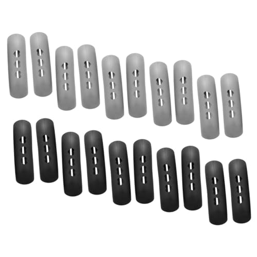 MAGICLULU 20 Stück Topfgriff Hitzeschutzbezüge rutschfeste und Hitzebeständige Griffe für Pfannen und Töpfe für Gusseisen und Küchenutensilien von MAGICLULU