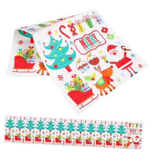 MAGICLULU 20 Stück Weihnachtsservietten Bedruckte Servietten Weihnachtsservietten Servietten Für Weihnachtsfeiern Servietten Für Küche Und Restaurant Dekorative Servietten MAGICLULU 20 Stück Weihnachtsservietten Bedruckte Servietten Weihnachtsservietten Servietten Für Weihnachtsfeiern Servietten Für Küche Und Restaurant Dekorative Servietten von MAGICLULU