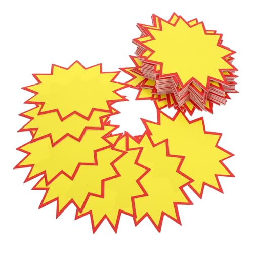 MAGICLULU 200 Stück Preisetiketten Handgeschriebene Preisschilder für Supermärkte Langlebige Papierpreiszeichen für Geschäfte und Verkaufsförderungen von MAGICLULU