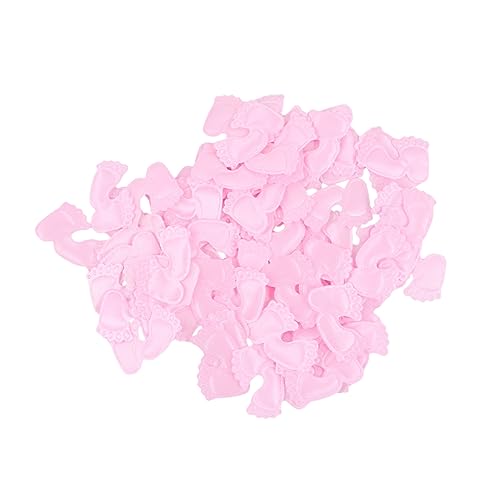 MAGICLULU 200Stücke Rosa Fuß Konfetti für Shower und Niedliche Harz für Partys Tischstreuung zur Schaffung Festlichen von MAGICLULU