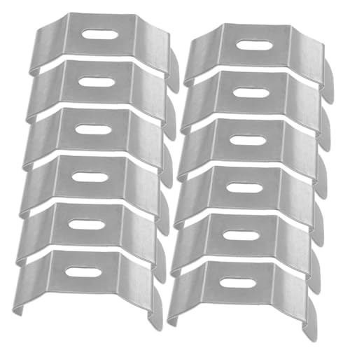 MAGICLULU 20St Rollladenhalterung fenstervorhänge fensterklammer Vertikaljalousien-Clips für Raffrollos Auto zubehör Rahmenhaken Hardware zum Aufhängen von Bildern Eisen Silver von MAGICLULU