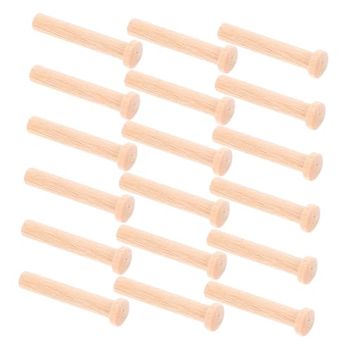 MAGICLULU 20Stücke Holz Nägel T Nägel aus Massivem Holz für Handwerk Holzarbeiten Stabil Langlebig für Modellbau Kreative Projekte MAGICLULU 20Stücke Holz Nägel T Nägel aus Massivem Holz für Handwerk Holzarbeiten Stabil Langlebig für Modellbau Kreative Projekte von MAGICLULU
