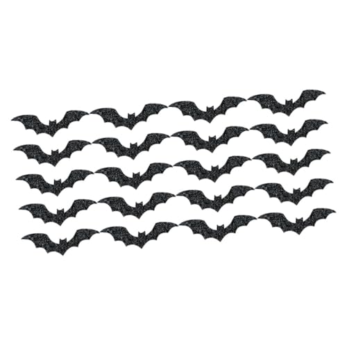 MAGICLULU 20st Halloween-geschirrzubehör Zubehör Für Halloween-partys Tür Bling-bling-fledermaus-ornamente Halloween-wohndekoration Trick Halloween-party-fledermaus Neon Black Nicht Gewebt MAGICLULU 20st Halloween-geschirrzubehör Zubehör Für Halloween-partys Tür Bling-bling-fledermaus-ornamente Halloween-wohndekoration Trick Halloween-party-fledermaus Neon Black Nicht Gewebt von MAGICLULU