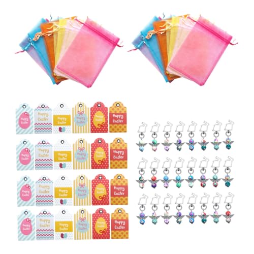 MAGICLULU 24 Sets Kaninchen Schlüsselanhänger Schmuckzubehör Taschenanhänger Hasen Schlüsselanhänger Ringe Exquisiter Taschenanhänger Schlüsselanhänger DIY Karten MAGICLULU 24 Sets Kaninchen Schlüsselanhänger Schmuckzubehör Taschenanhänger Hasen Schlüsselanhänger Ringe Exquisiter Taschenanhänger Schlüsselanhänger DIY Karten von MAGICLULU
