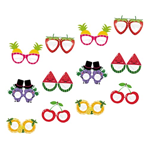 MAGICLULU 24 Stück Sommerfrucht Papierbrillen Lustige Party Brillen für Fotorequisiten für Geburtstagsfeiern und Events Sicher und Kreativ MAGICLULU 24 Stück Sommerfrucht Papierbrillen Lustige Party Brillen für Fotorequisiten für Geburtstagsfeiern und Events Sicher und Kreativ von MAGICLULU