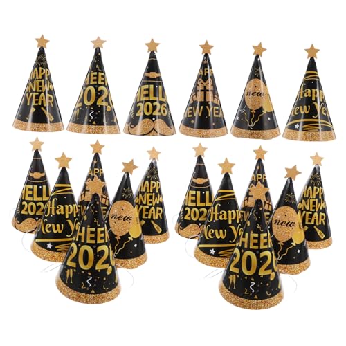 MAGICLULU 24 Stück Teiliges Neujahr Papier-kegelhüte Leichtes Material Vielseitig für Silvester Geburtstagsfeier Foto-requisiten für Große Festlichkeiten Erwachsene MAGICLULU 24 Stück Teiliges Neujahr Papier-kegelhüte Leichtes Material Vielseitig für Silvester Geburtstagsfeier Foto-requisiten für Große Festlichkeiten Erwachsene von MAGICLULU