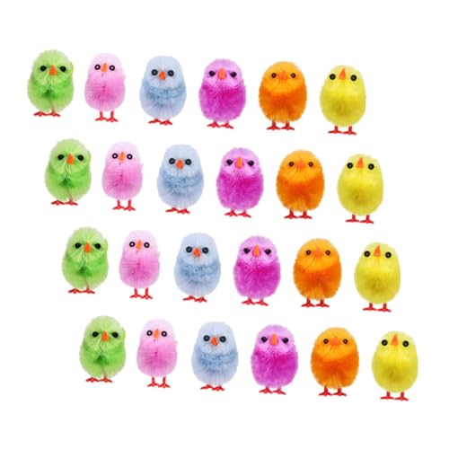 MAGICLULU 24 Stück Teiliges Plüschküken Flauschige Osterdekoration für Partys und Wohnaccessoires für Zuhause und Feiern MAGICLULU 24 Stück Teiliges Plüschküken Flauschige Osterdekoration für Partys und Wohnaccessoires für Zuhause und Feiern von MAGICLULU
