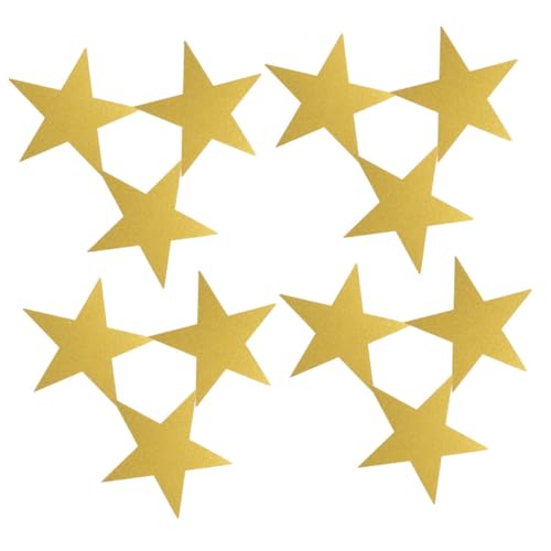 MAGICLULU 24 Stück Goldene Papierstern-ausschnitte Große Doppelt Bedruckte Sterne Für Die Dekoration Von Partys Im Klassenzimmer Und Für Hochzeiten MAGICLULU 24 Stück Goldene Papierstern-ausschnitte Große Doppelt Bedruckte Sterne Für Die Dekoration Von Partys Im Klassenzimmer Und Für Hochzeiten von MAGICLULU