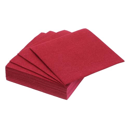 MAGICLULU 25 Stück Cocktailservietten Staubfreie Papierservietten für Bars Hochzeiten Partys Weich Saugfähig für Restaurants Täglichen Gebrauch von MAGICLULU