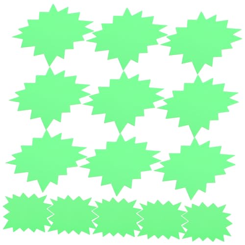 MAGICLULU 250Stücke Leere Preisschilder Fluoreszierende Explosionspreisetiketten für Geschäfte Einfache Anwendung Auffällige für Preisauszeichnungen von MAGICLULU