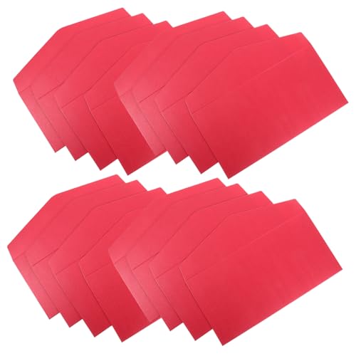MAGICLULU 25Stücke Rote Umschläge für Einladungen Hochzeiten und Grußkarten Langlebig und Elegant für Geldgeschenke und Feiertagskarten MAGICLULU 25Stücke Rote Umschläge für Einladungen Hochzeiten und Grußkarten Langlebig und Elegant für Geldgeschenke und Feiertagskarten von MAGICLULU
