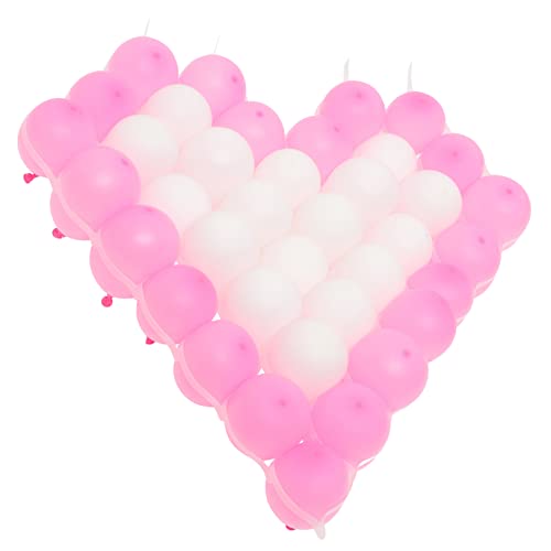 MAGICLULU 2Sätze Hochzeitsballon Mit Herzrahmen Teiliges Für Rustikale Und Verlobungsdekoration Und Weiße Ballons Ersatzballons Für Festliche von MAGICLULU