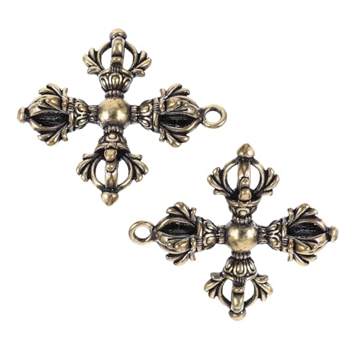 MAGICLULU 2St Magischer Stößel-Schlüsselanhänger Armbänder Halskette Anzeige Halskettenanhänger Zubehör buddhistischer schmuck glucksbringer Anhänger aus Messing religiöses Messinghandwerk MAGICLULU 2St Magischer Stößel-Schlüsselanhänger Armbänder Halskette Anzeige Halskettenanhänger Zubehör buddhistischer schmuck glucksbringer Anhänger aus Messing religiöses Messinghandwerk von MAGICLULU