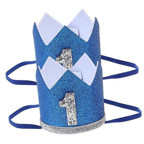MAGICLULU 2Stücke Geburtstagskrone Glitzernde Kopfbedeckung Für Geburtstagsfeier Partyhut Zubehör Und Fotoshootings Und Feiern von MAGICLULU