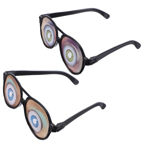 MAGICLULU 2Stücke Lustige Brille für Karneval und Halloween Humorvolle Party Requisiten mit Augenmuster Leicht und Bequem für Fotos und Mottopartys Unvergessliche Erinnerungen MAGICLULU 2Stücke Lustige Brille für Karneval und Halloween Humorvolle Party Requisiten mit Augenmuster Leicht und Bequem für Fotos und Mottopartys Unvergessliche Erinnerungen von MAGICLULU
