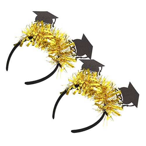 MAGICLULU 2pcs Stirnband Für Die Abschlusssaison Partyhüte Für Erwachsene Bands Lieferungen Halter Geburtstagsdekorationen Brautschleier Junggesellenabschied Mini Party Hüte Filzstoff Golden MAGICLULU 2pcs Stirnband Für Die Abschlusssaison Partyhüte Für Erwachsene Bands Lieferungen Halter Geburtstagsdekorationen Brautschleier Junggesellenabschied Mini Party Hüte Filzstoff Golden von MAGICLULU