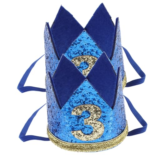 MAGICLULU Krone Zum Ersten Geburtstag für Babys Hut für Den 1. Geburtstag Partyhut für Jungen und Mädchen 2 Stück Kopfbedeckung in Kronenform Foto-requisiten für Baby-geburtstagserinnerungen MAGICLULU Krone Zum Ersten Geburtstag für Babys Hut für Den 1. Geburtstag Partyhut für Jungen und Mädchen 2 Stück Kopfbedeckung in Kronenform Foto-requisiten für Baby-geburtstagserinnerungen von MAGICLULU