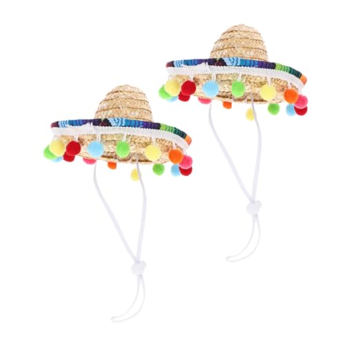 MAGICLULU Mexikanisch 2st Kleiner Hut Dummer Hut Mexiko-hut Für Damen Mini Mexikanische Hüte Rave-hut Partyhüte Festivalhüte Mexikanische Flaggendekoration Doofer Hut Sombrero-partyhüte Polyester MAGICLULU Mexikanisch 2st Kleiner Hut Dummer Hut Mexiko-hut Für Damen Mini Mexikanische Hüte Rave-hut Partyhüte Festivalhüte Mexikanische Flaggendekoration Doofer Hut Sombrero-partyhüte Polyester von MAGICLULU