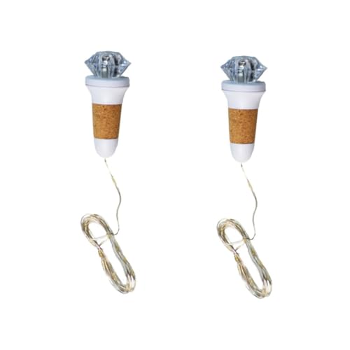 MAGICLULU 2stücke Usb Aufladbare Kork-lampe Mit Diamantkopf Bunte Lichterkette Für Flaschen Dekoration Für Zuhause Garten Und Partys Energiesparend MAGICLULU 2stücke Usb Aufladbare Kork-lampe Mit Diamantkopf Bunte Lichterkette Für Flaschen Dekoration Für Zuhause Garten Und Partys Energiesparend von MAGICLULU