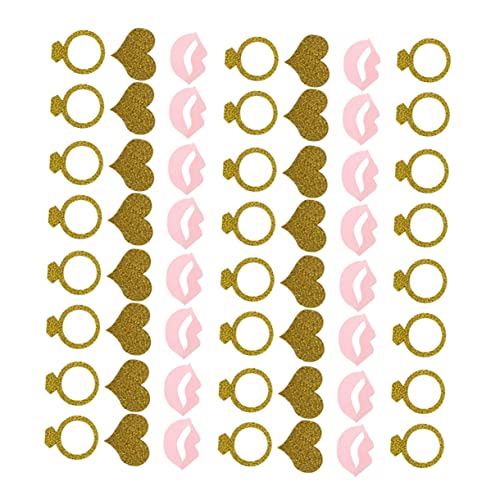 MAGICLULU Konfetti Romantische Tischdekoration für Hochzeiten 3 Packungen mit Je 300 Stück Herzförmige Papierstreuer in Lippenform für Partydekorationen MAGICLULU Konfetti Romantische Tischdekoration für Hochzeiten 3 Packungen mit Je 300 Stück Herzförmige Papierstreuer in Lippenform für Partydekorationen von MAGICLULU