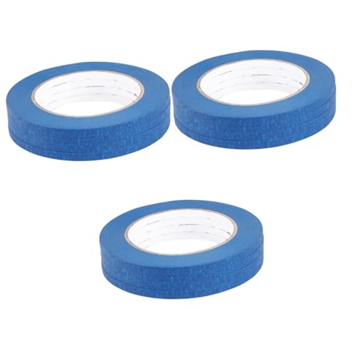 MAGICLULU 3 Sätze Hitzebeständiges Bandpapier Abdeckband Zum Lackieren Teppichband Papier Klebeband Auto Klebeband Klebungspapier Schattenpapier Blau 4 Stück * 3 MAGICLULU 3 Sätze Hitzebeständiges Bandpapier Abdeckband Zum Lackieren Teppichband Papier Klebeband Auto Klebeband Klebungspapier Schattenpapier Blau 4 Stück * 3 von MAGICLULU