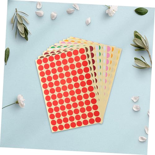 MAGICLULU 3 Sätze Klebepunkte Selbstklebende Farbetiketten Wasserfest Feuchtigkeitsbeständig für Büro Schule Basteln Markierung Aufkleber MAGICLULU 3 Sätze Klebepunkte Selbstklebende Farbetiketten Wasserfest Feuchtigkeitsbeständig für Büro Schule Basteln Markierung Aufkleber von MAGICLULU