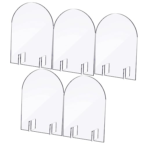 MAGICLULU 3 Sätze Teiliges Tischkarten Halter Aus Blanko Platzkarten Für Hochzeiten Feiern Veranstaltungen Stabiler Stand Wiederverwendbar Kreative Tischdekoration 5 Stück * 3 von MAGICLULU